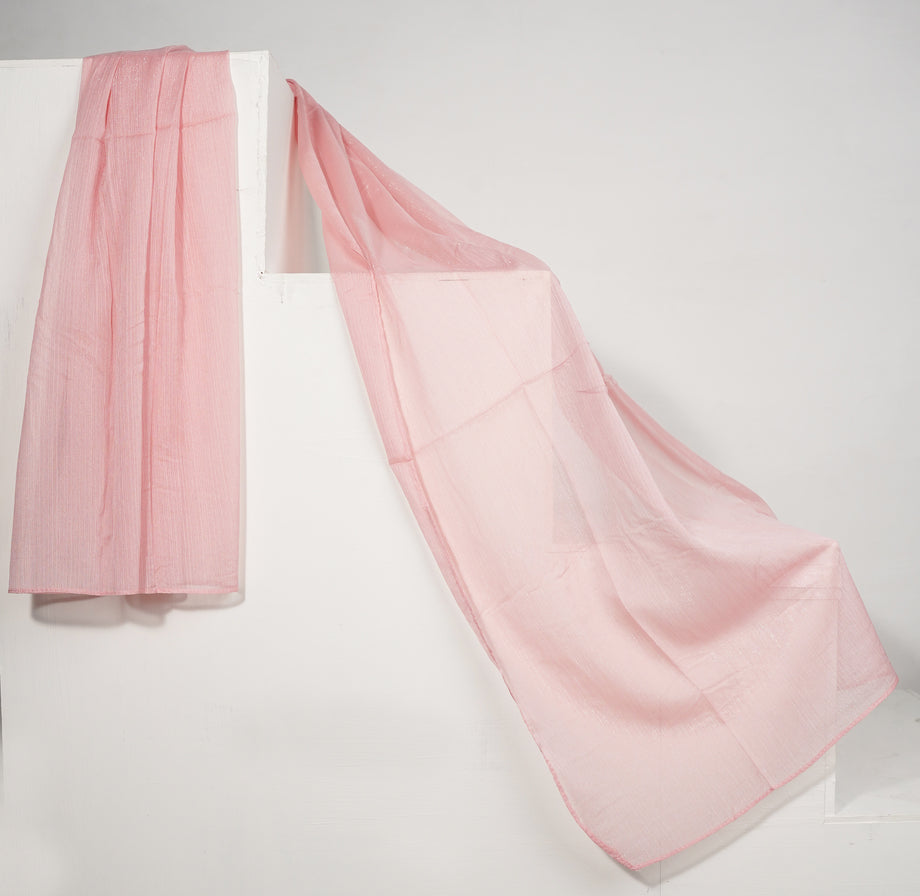 Zari Chiffon - Cotton Candy Pink
