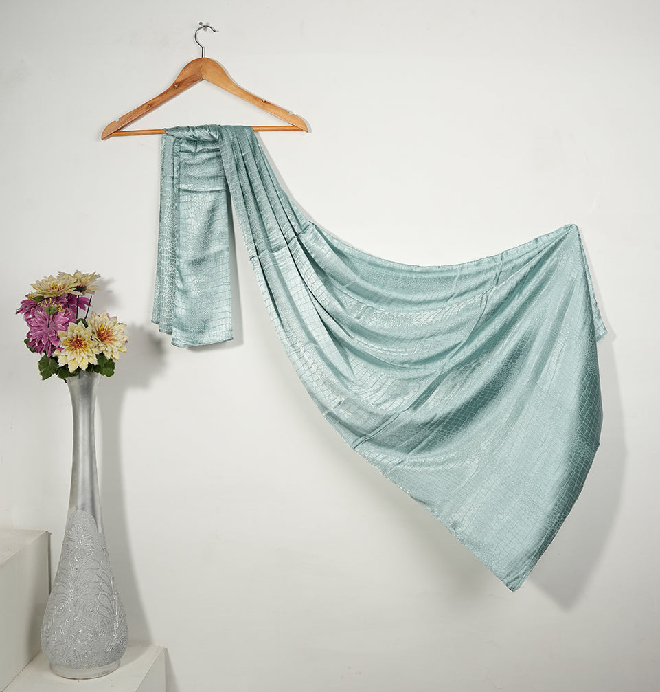 Textured Silk - Soft Mint