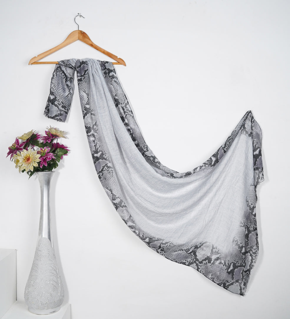 Arabic Lawn - Silver Marbled