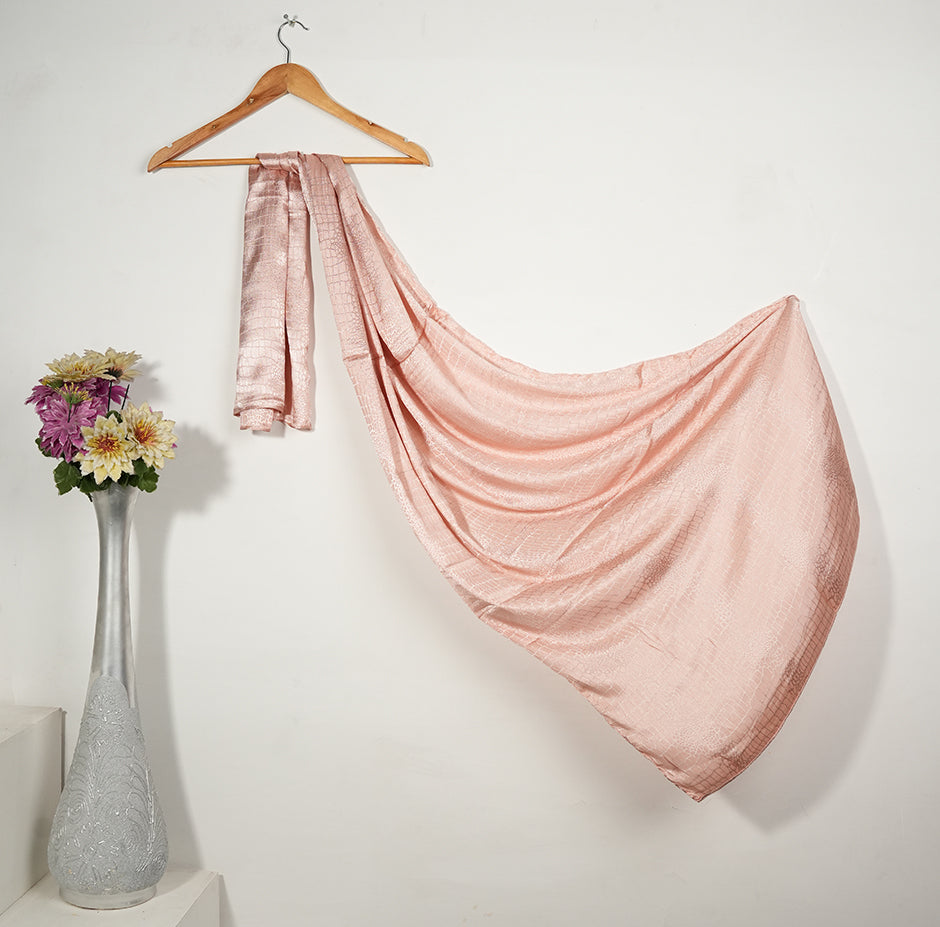 Textured Silk - Peach Blush