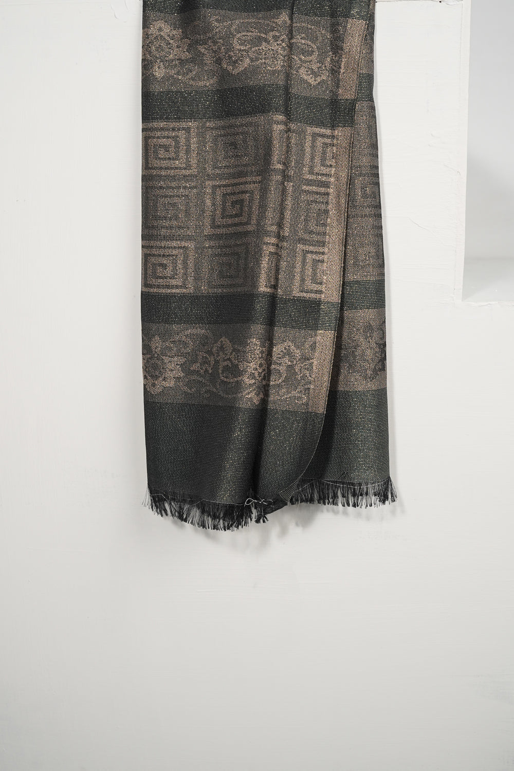 Banarasi Print - Anthracite Mosaic
