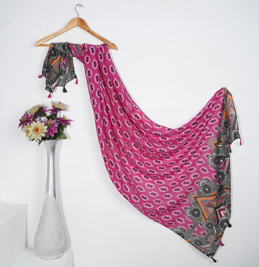 Lawn Prints - Magenta Fusion
