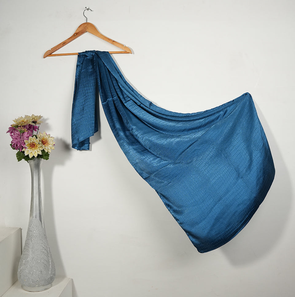 Textured Silk - Ocean Blue