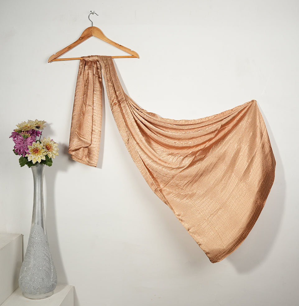 Textured Silk - Golden Peach