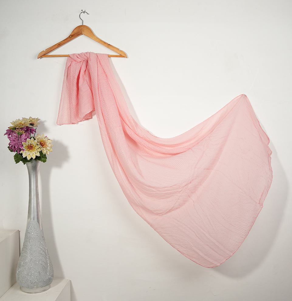 Crinkle Lawn - Blush Petal
