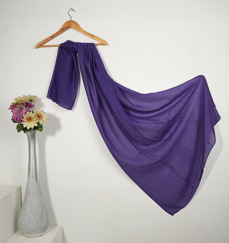 Crinkle Lawn - Dark Lavender