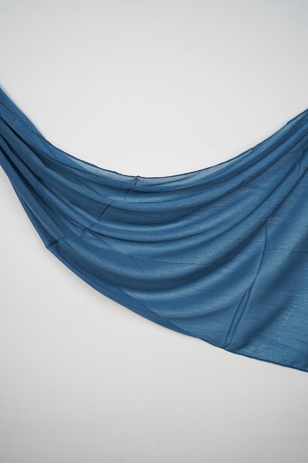 Zari Chiffon - Slate Blue