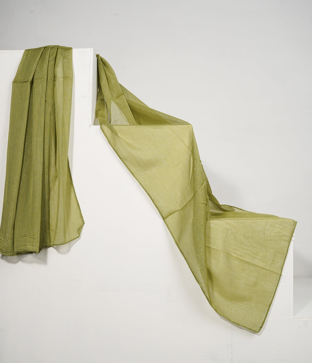 Zari Chiffon - Lime Green