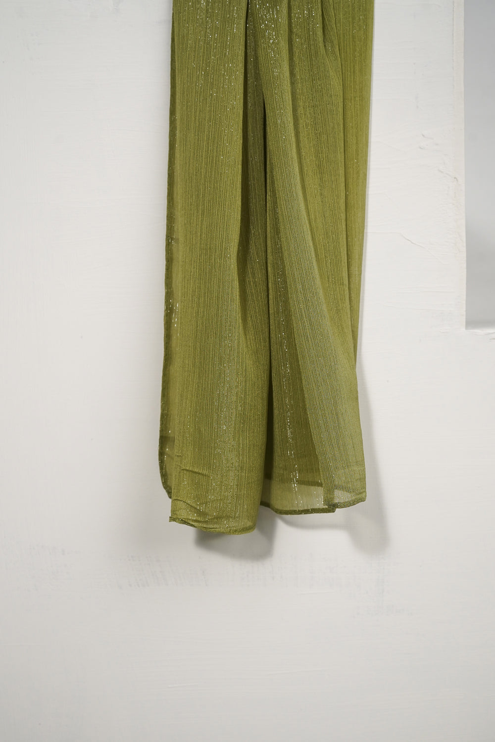 Zari Chiffon - Lime Green