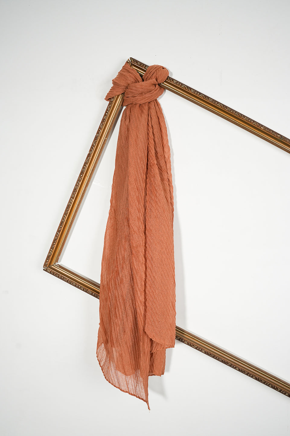Crinkle Lawn - Sunset Terracotta