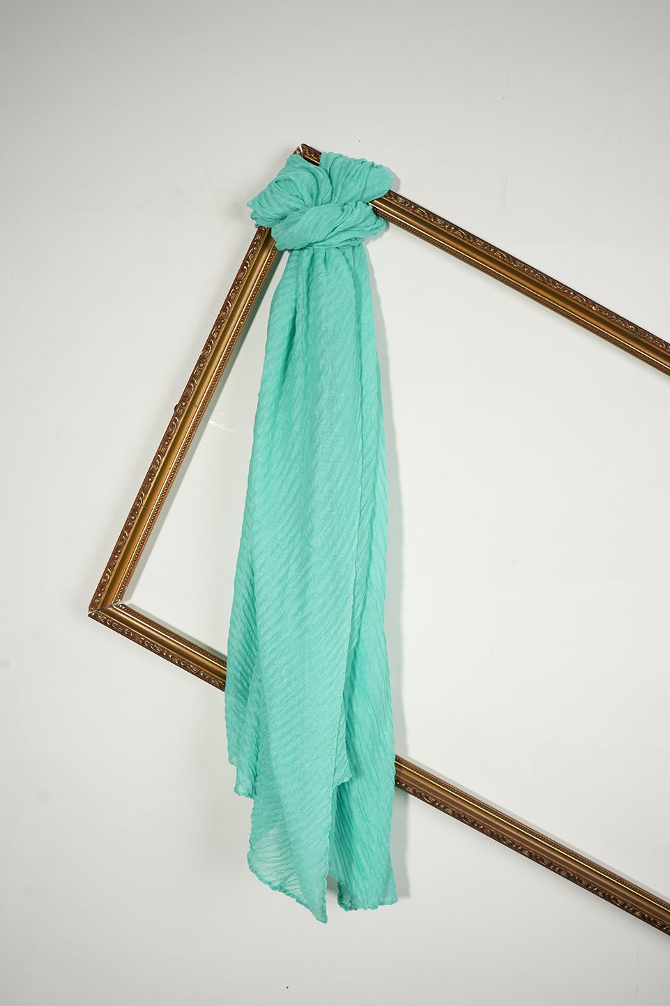 Crinkle Lawn - Mint green