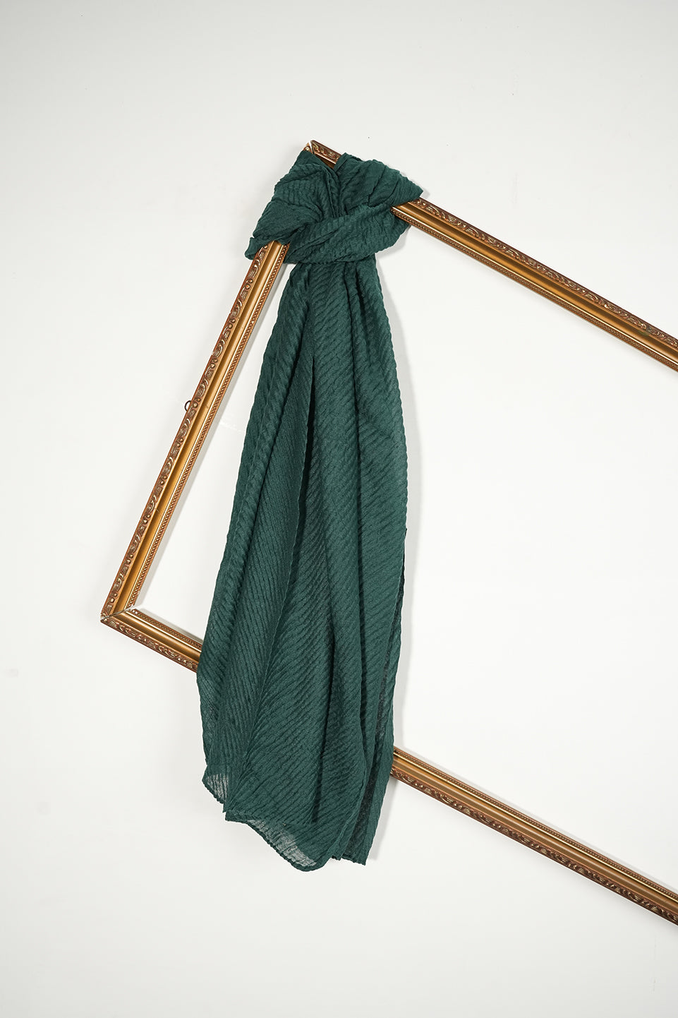 Crinkle Lawn - Forest Green