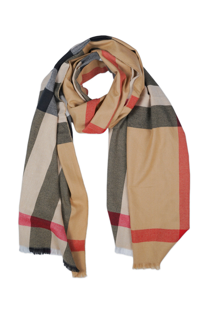 Camel Plaid Burberry