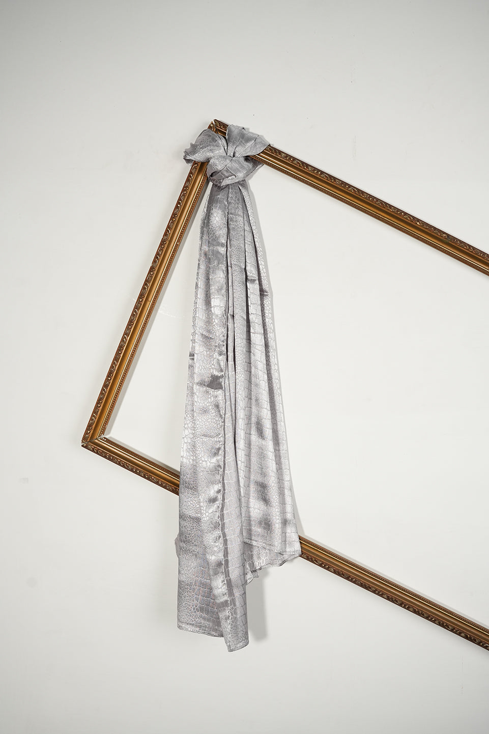 Textured Silk - Silver Grey
