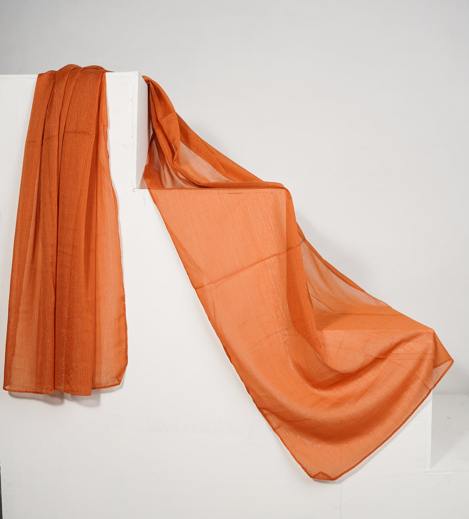 Zari Chiffon - Persimmon