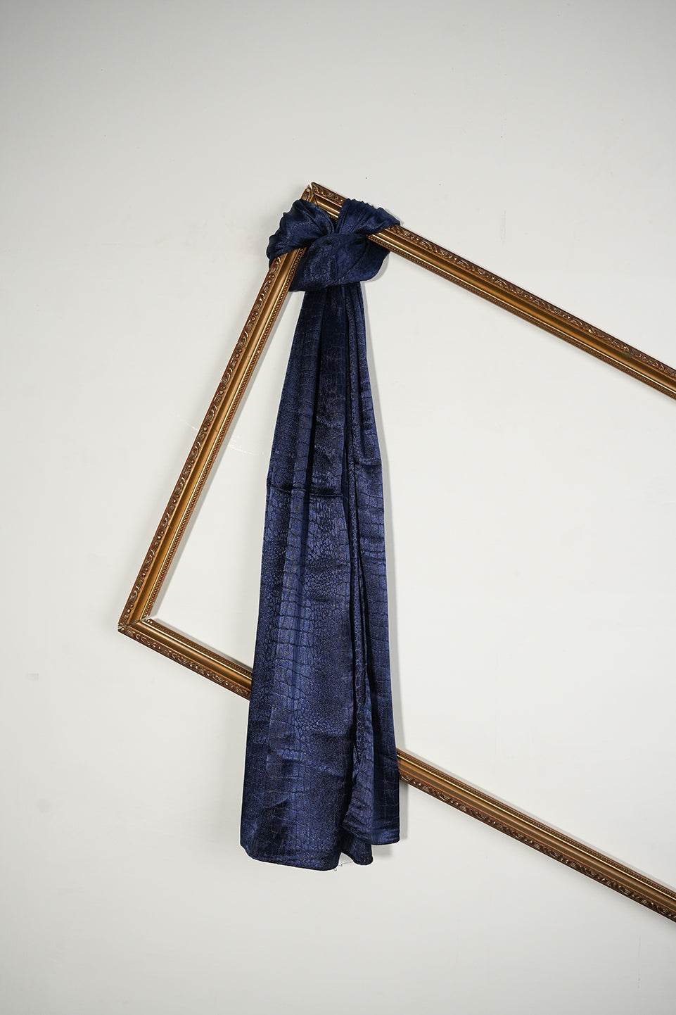 Textured Silk - Navy Blue