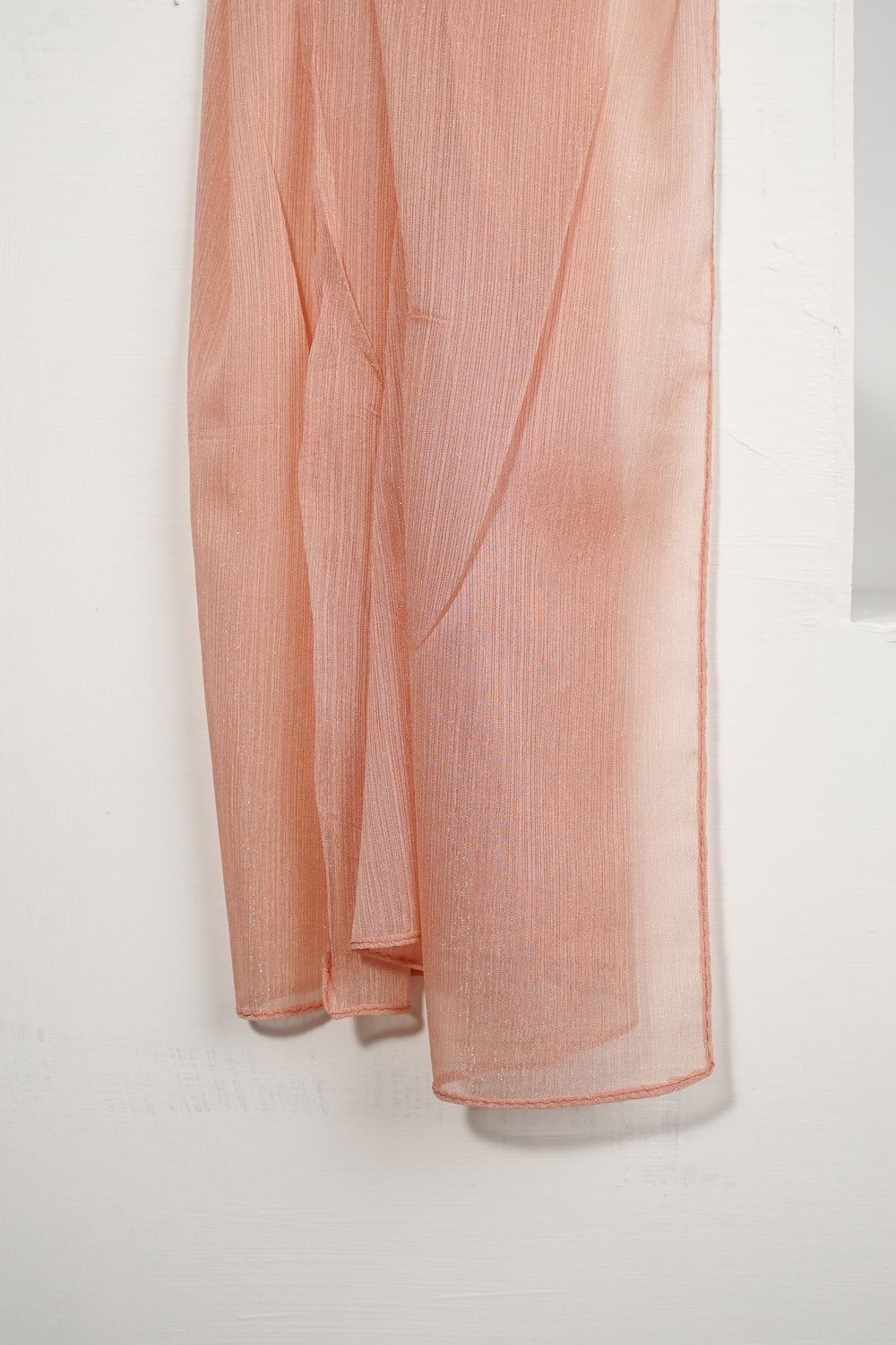 Zari Chiffon - Apricot Pleat