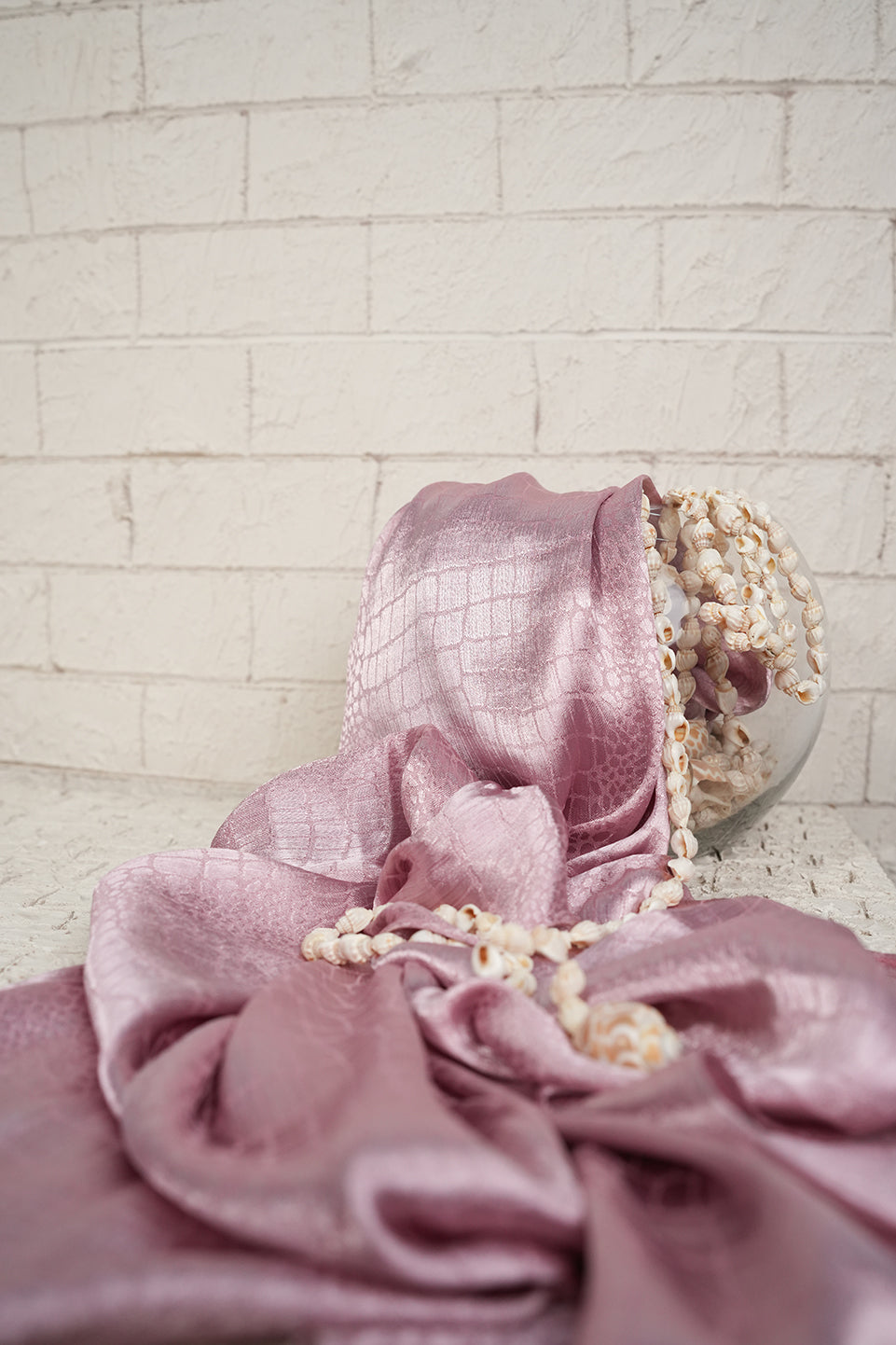 Textured Silk - Dusty Rose