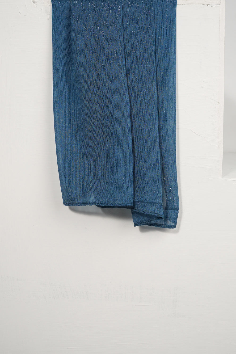 Zari Chiffon - Slate Blue