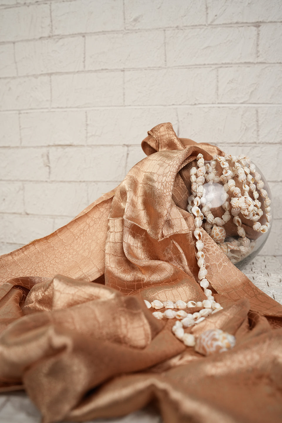 Textured Silk - Golden Peach