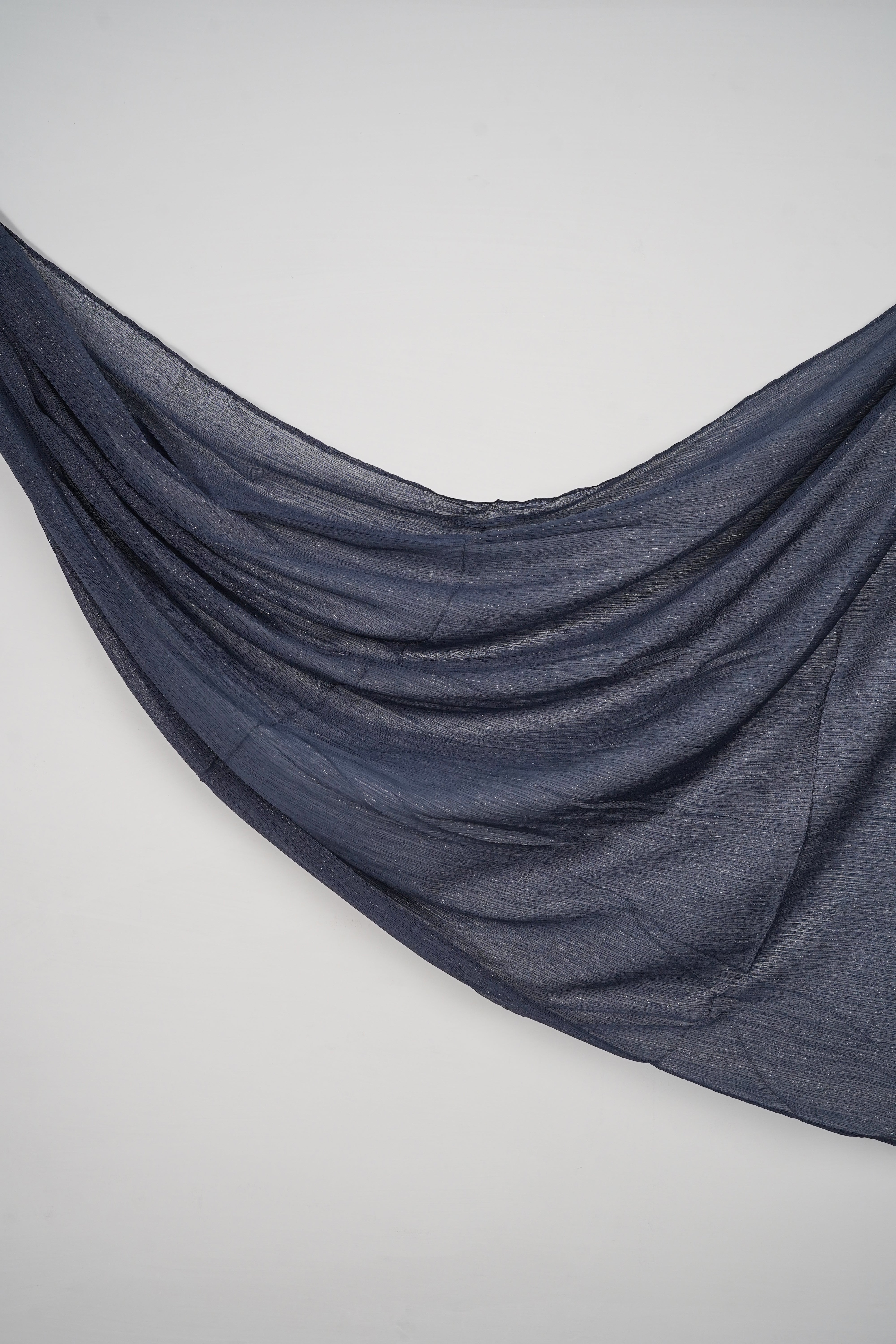 Zari Chiffon - Deep Navy