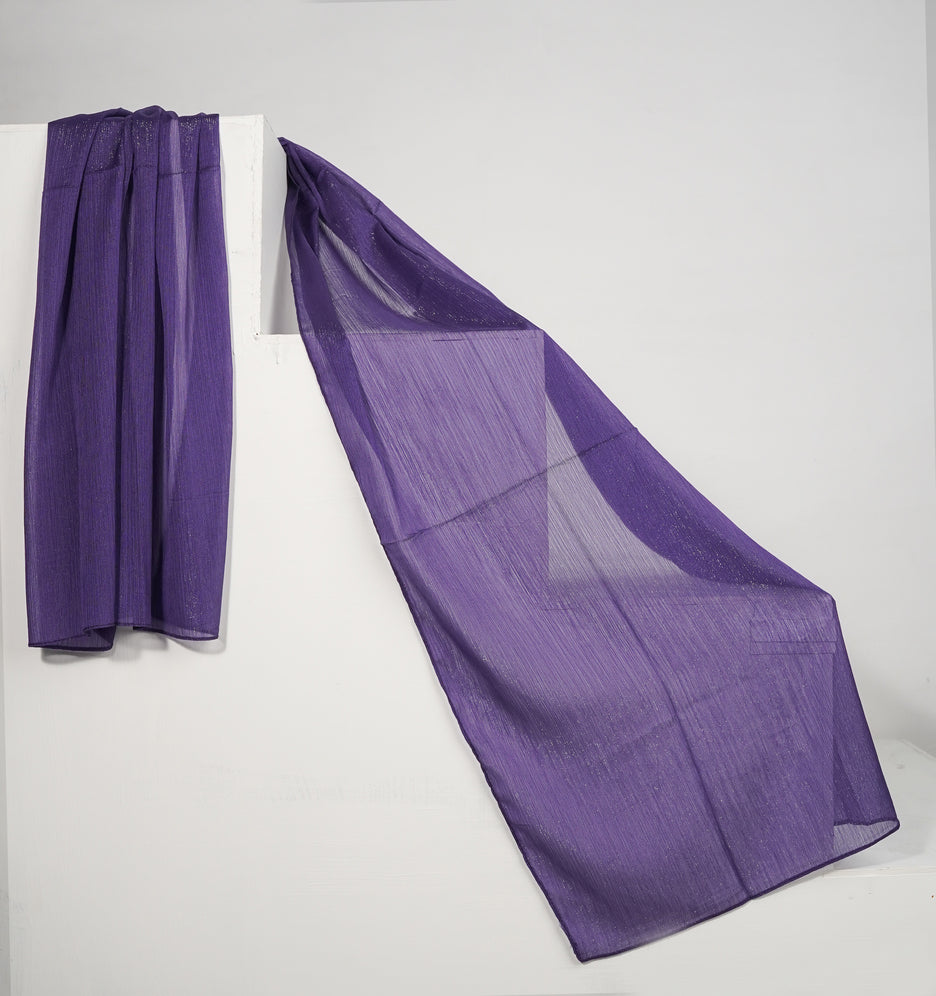 Zari Chiffon - Bright Violet