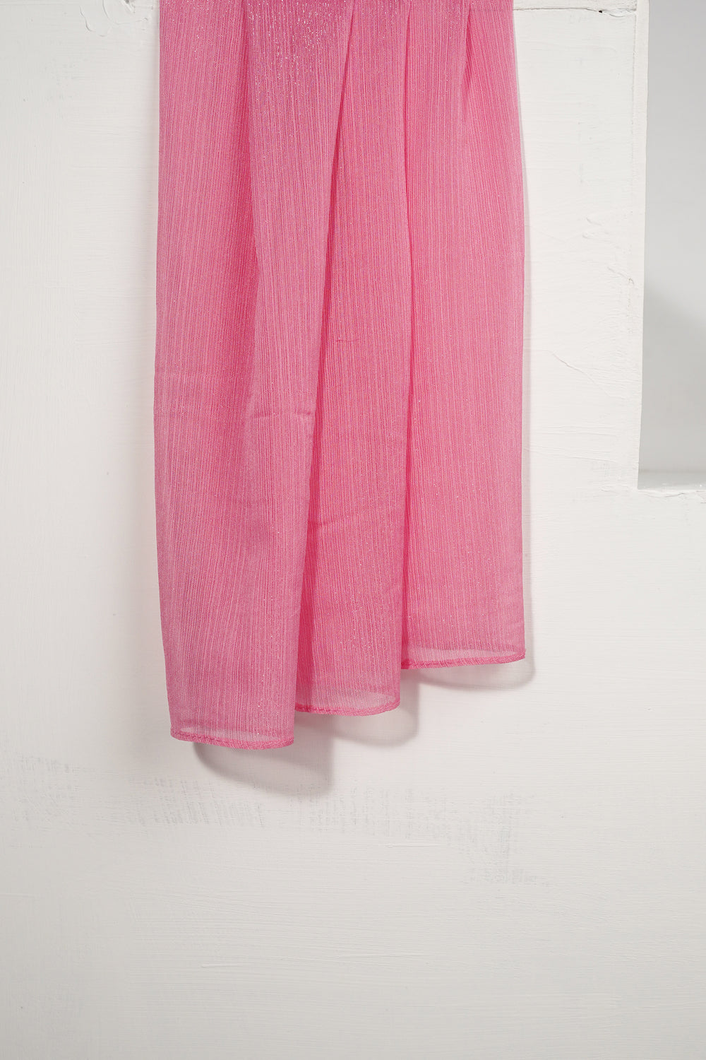 Zari Chiffon - Vibrant Bubblegum Pink