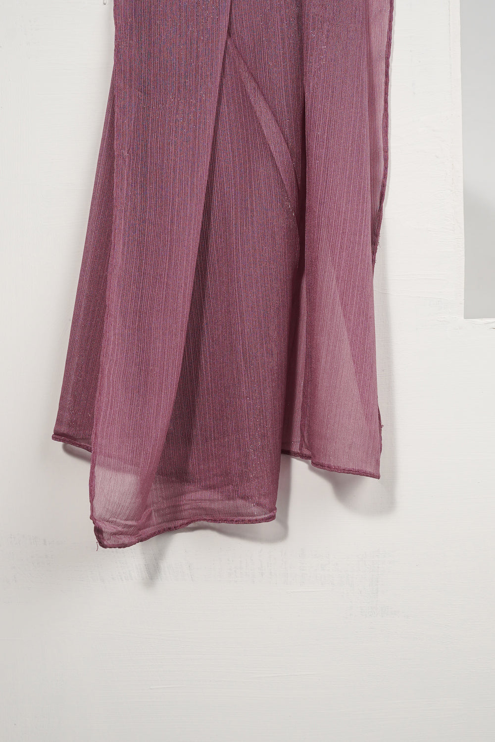 Zari Chiffon - Plum Glint