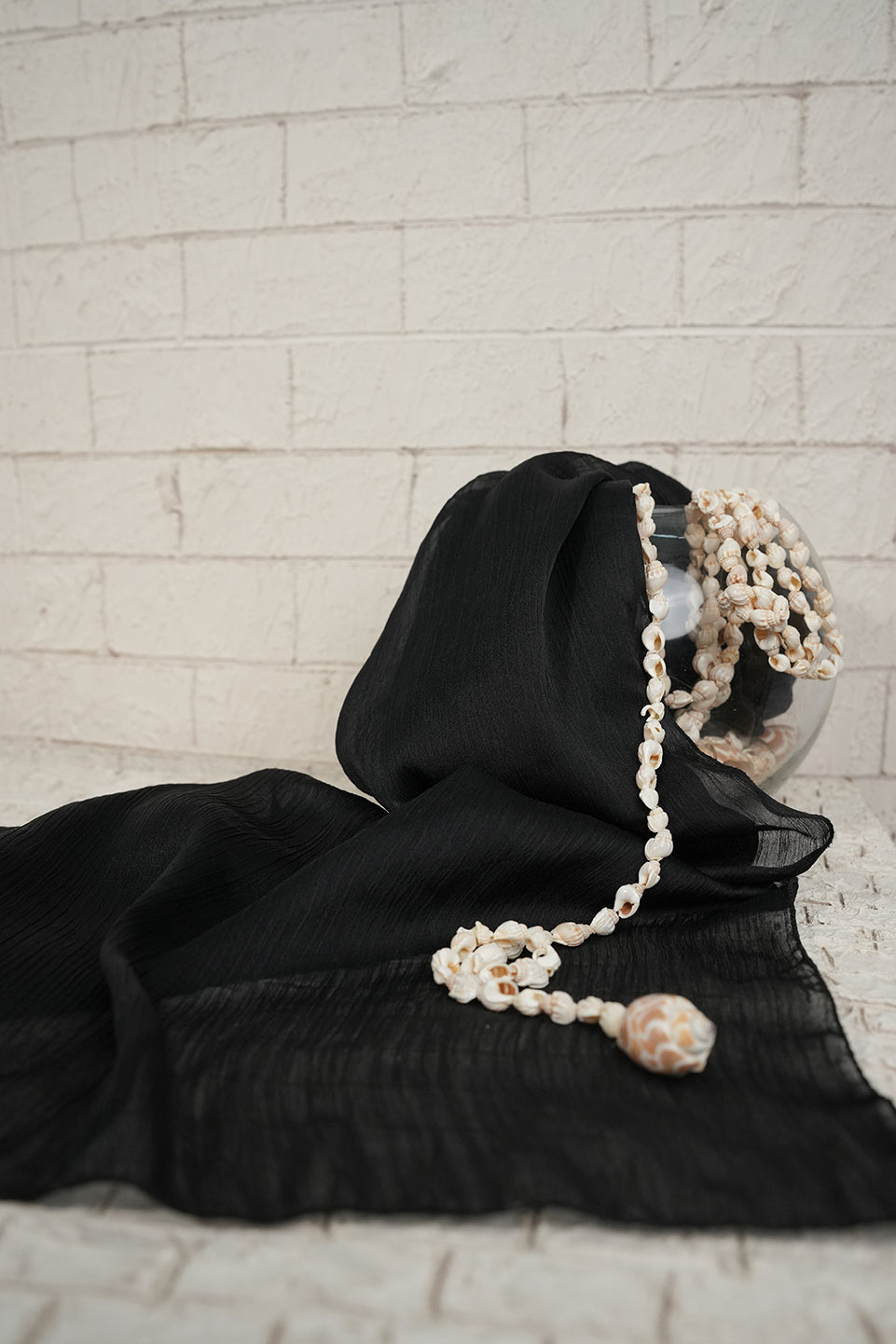 Crinkle Silk - Classic Black