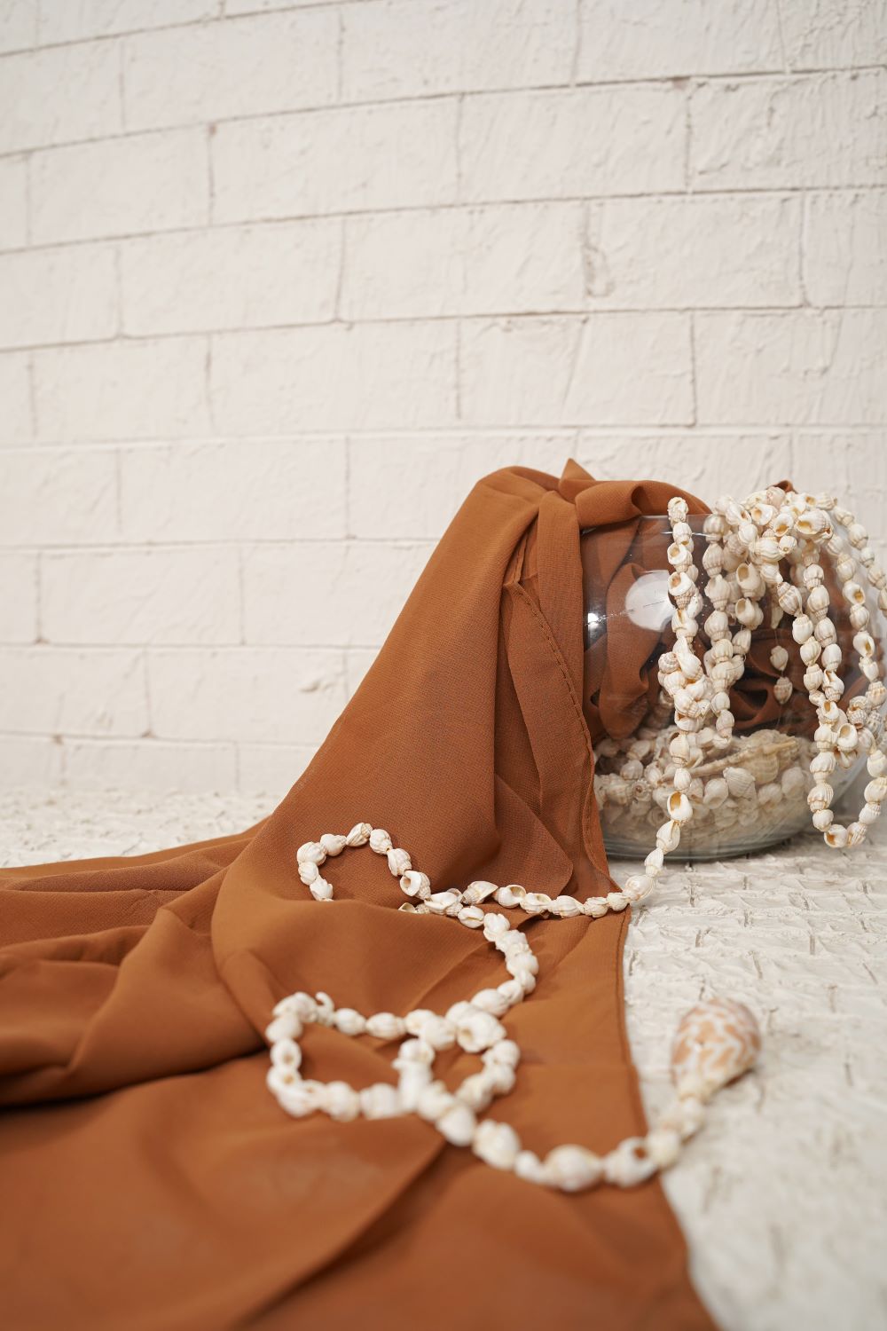Plain Chiffon - Autumn Brown