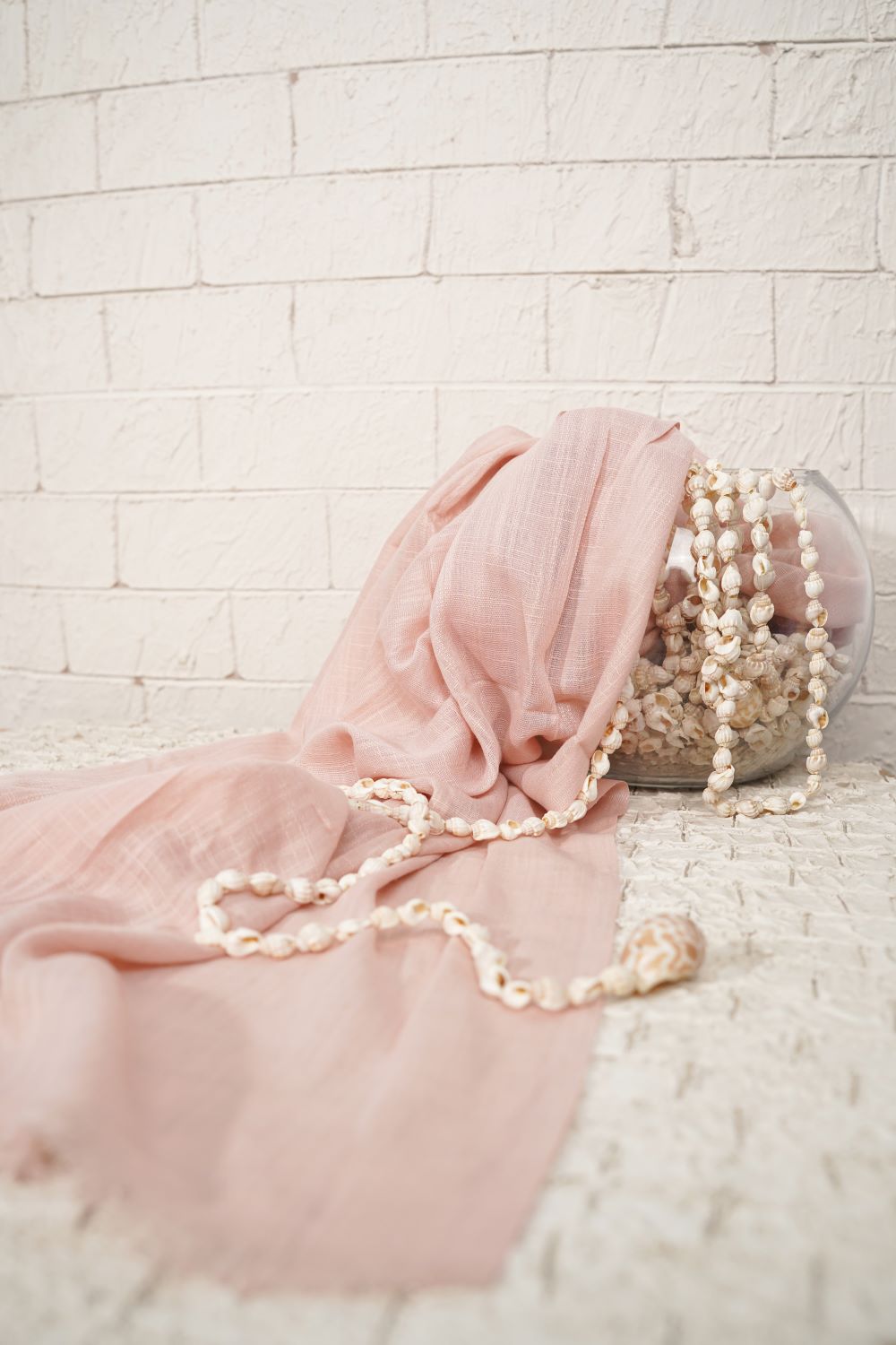 Turkish Lawn Large - Blush Pink