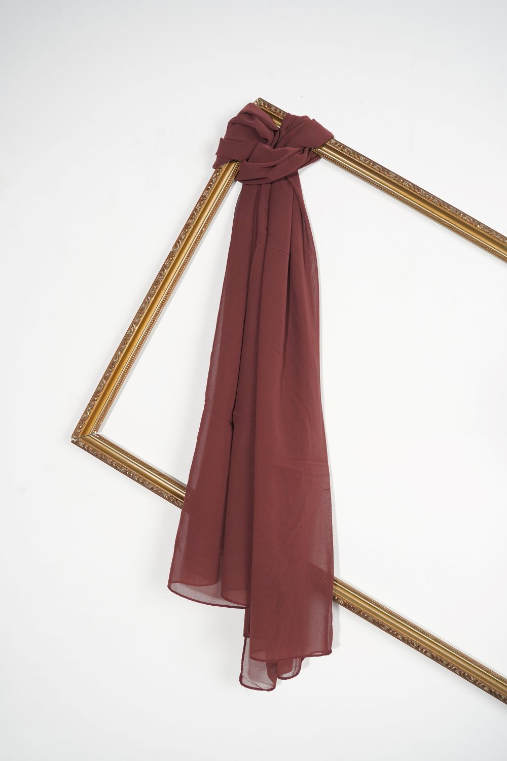 Plain Chiffon - Burgundy