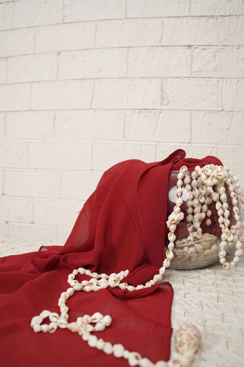 Plain Chiffon - Dark Cherry