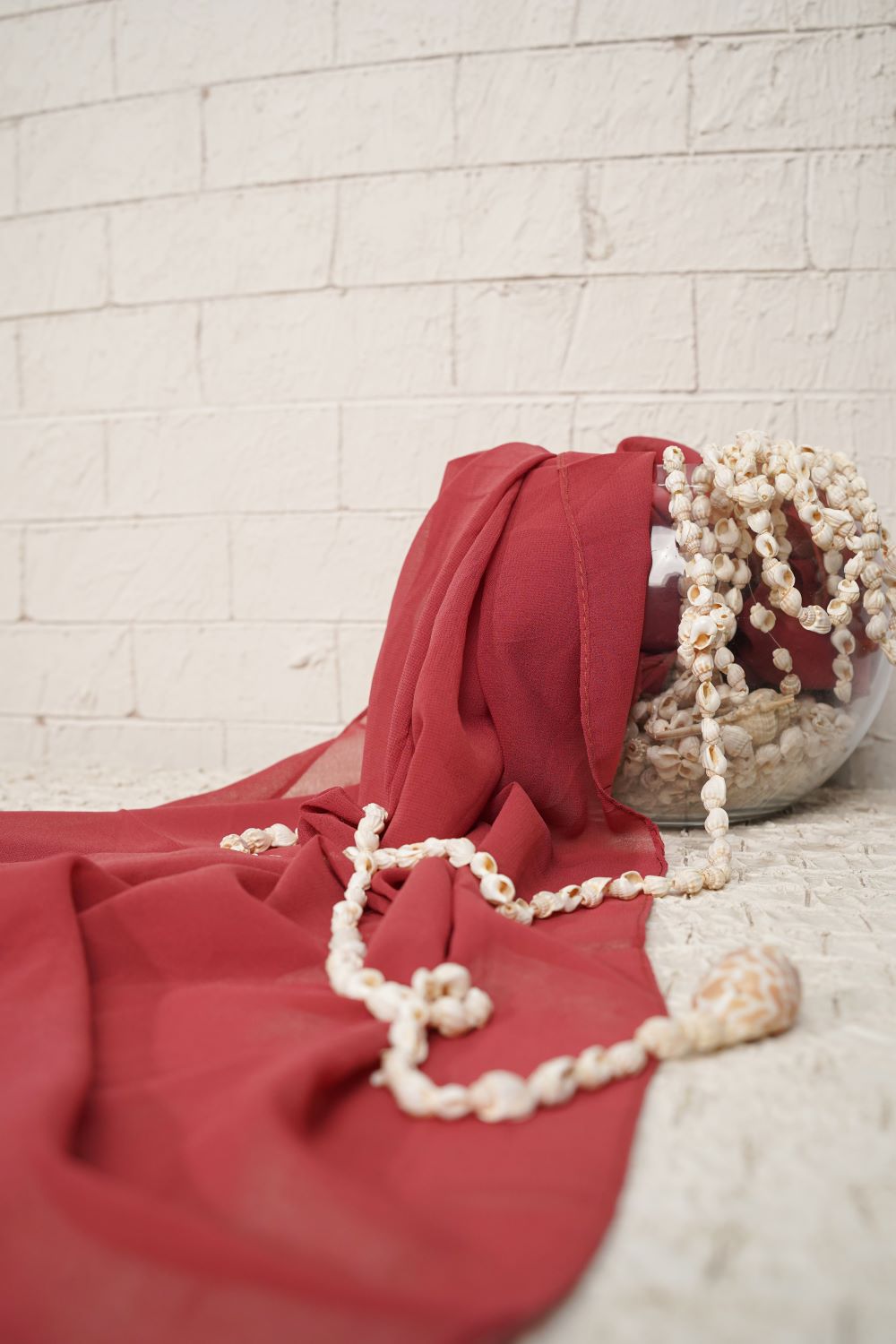 Plain Chiffon - Dusk Rose
