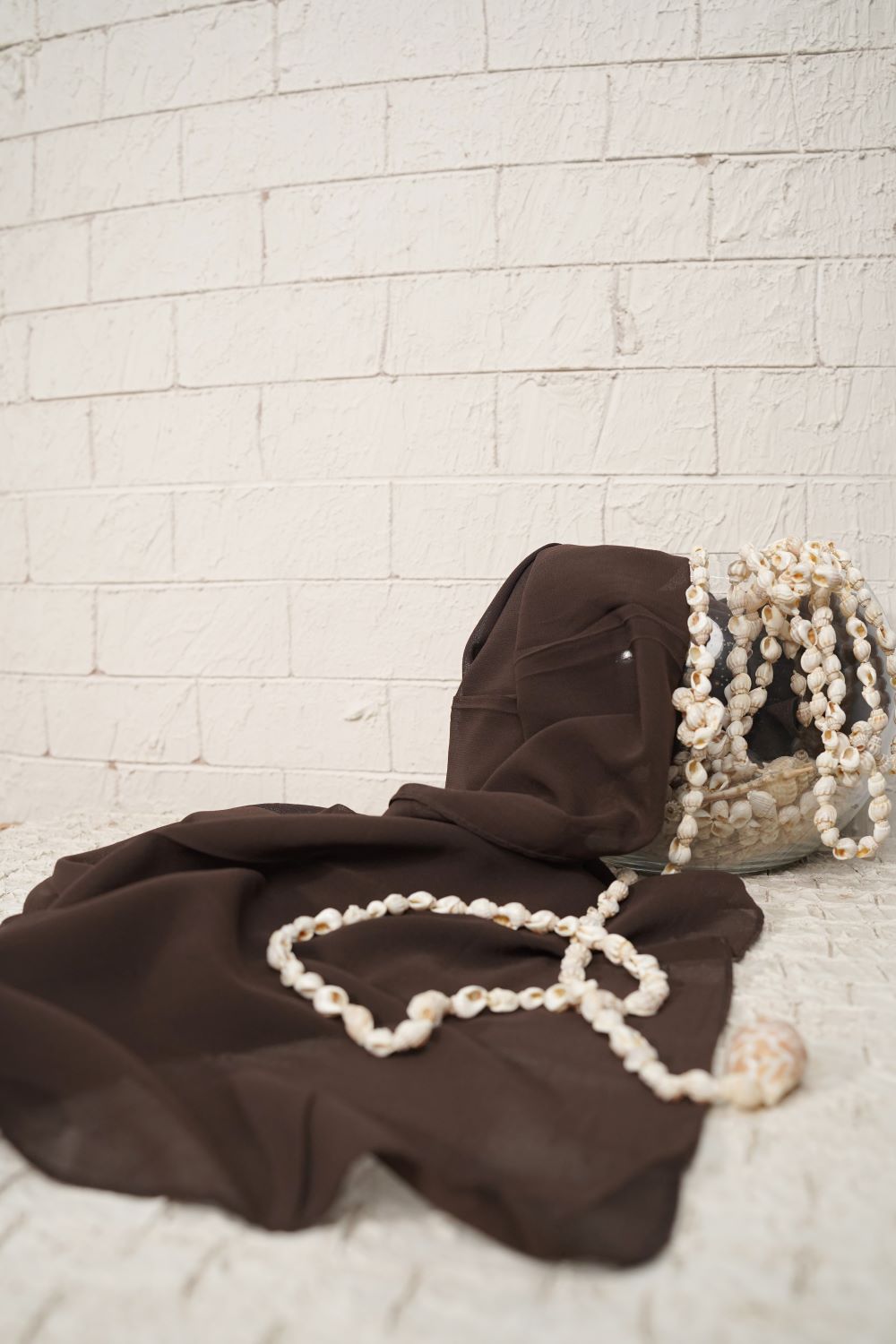 Plain Chiffon - Espresso