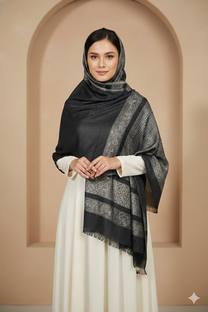 Banarasi Print - Eclipse Sparkle