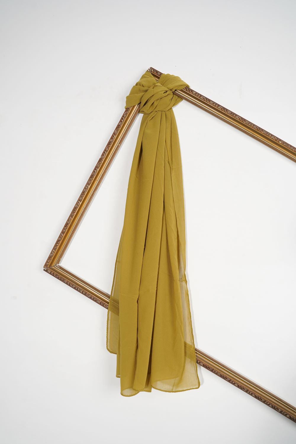 Plain Chiffon - Golden Moss