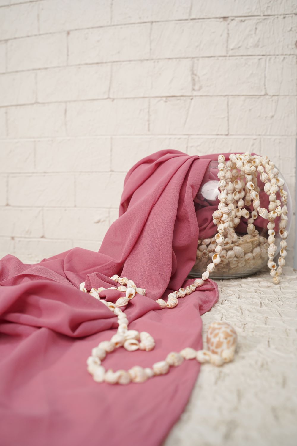 Plain Chiffon - Mauve Pink