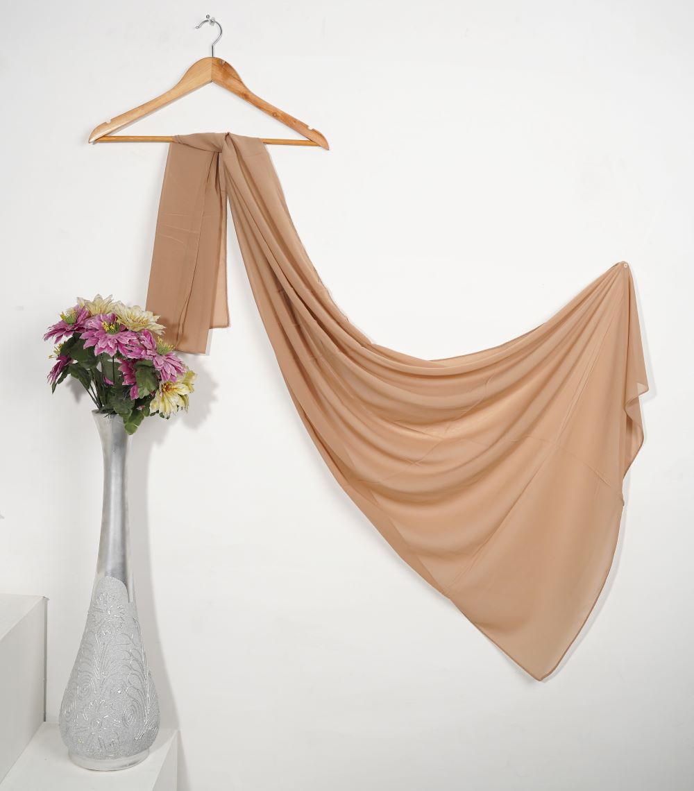 Plain Chiffon - Soft Beige