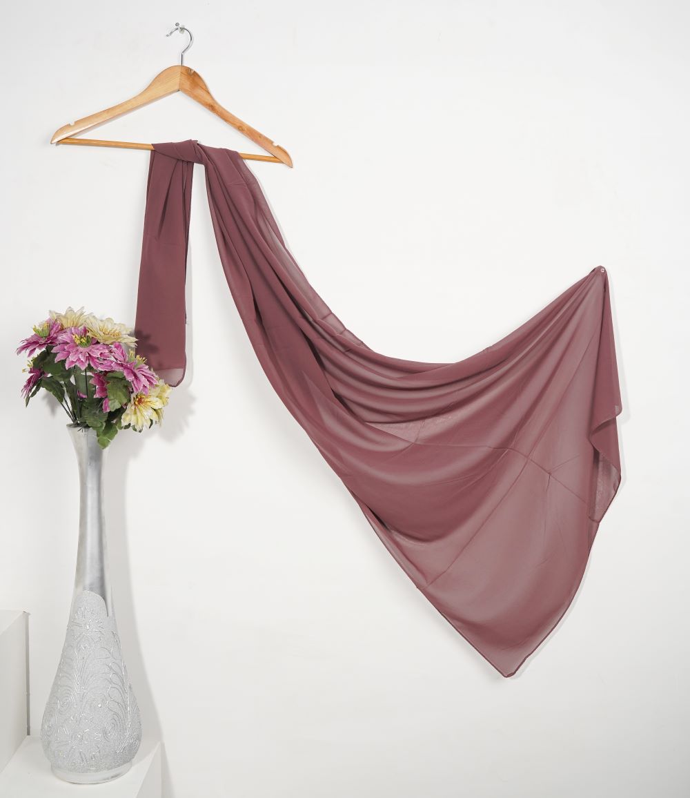 Plain Chiffon - Vintage Grape