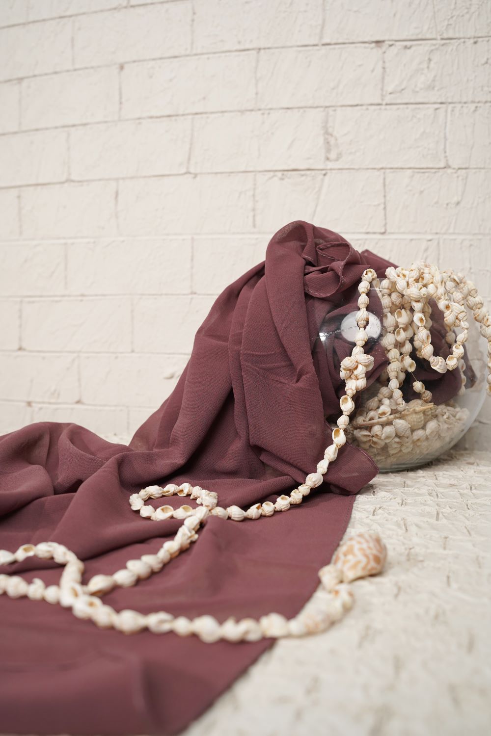 Plain Chiffon - Vintage Grape