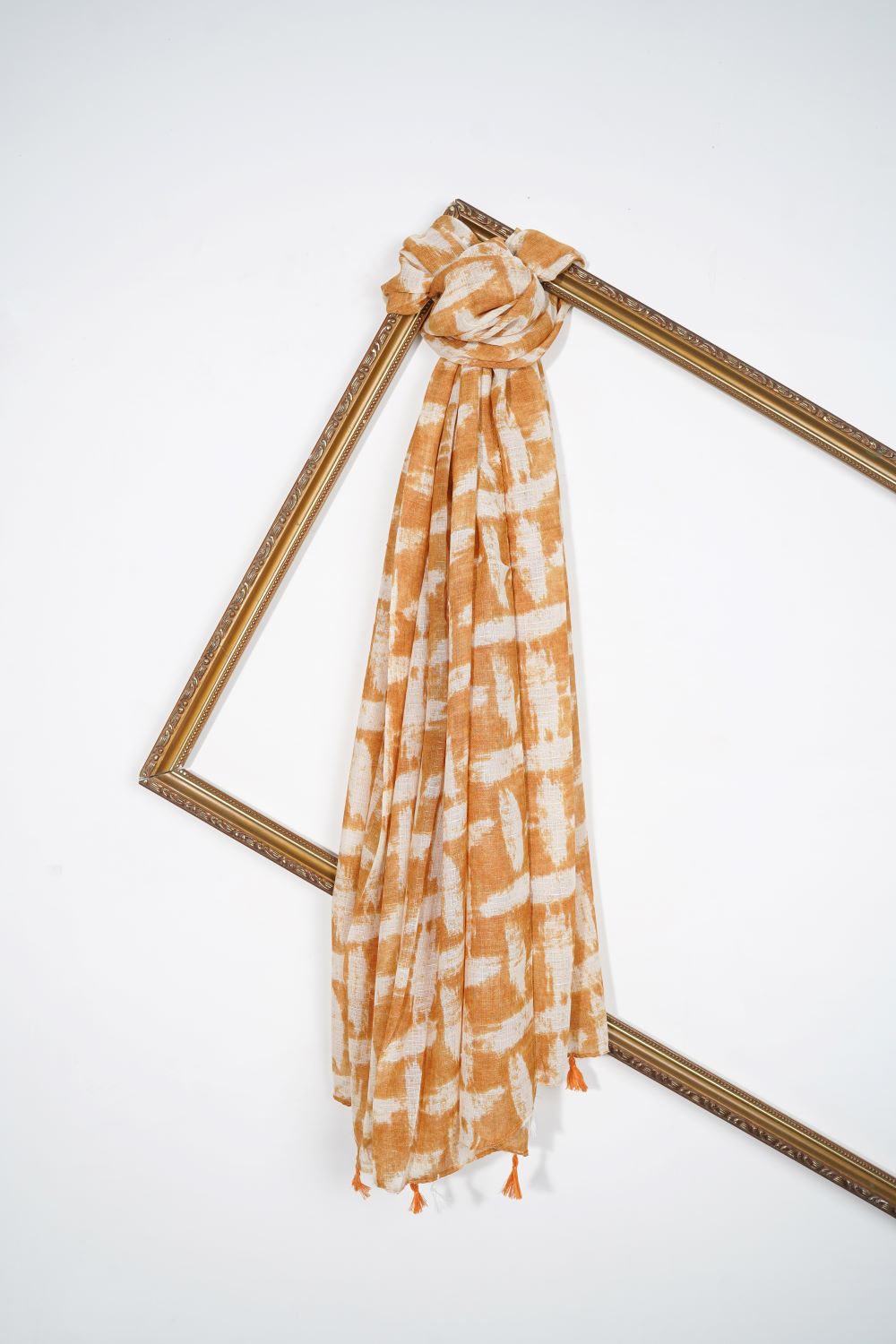 Chevron Block - Orange Check